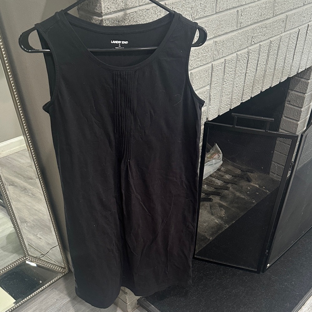 Lands' End Classic Black Dress